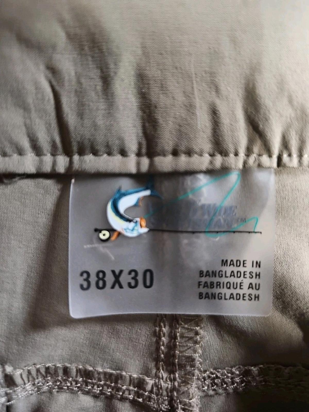World Wide Sportsman 38x30(27actual) Outdoor Khaki Pants