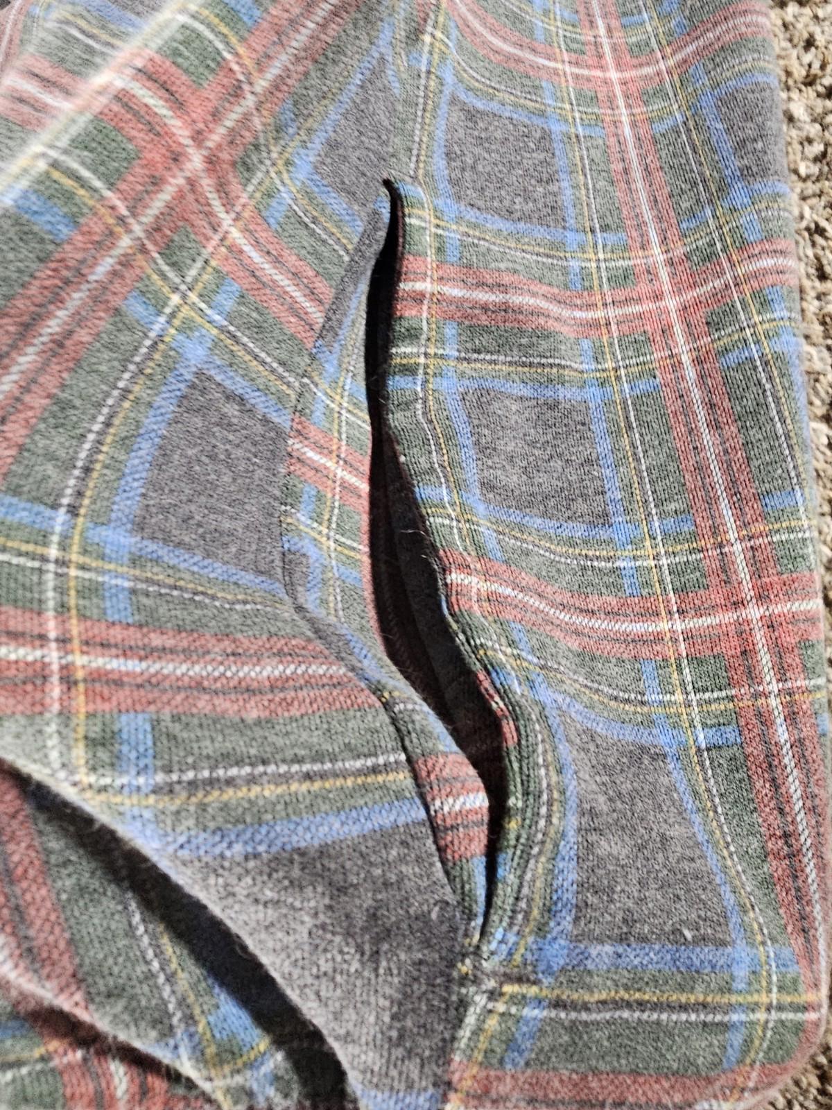 fruit of the loom XL plaid drawstring lounge pants