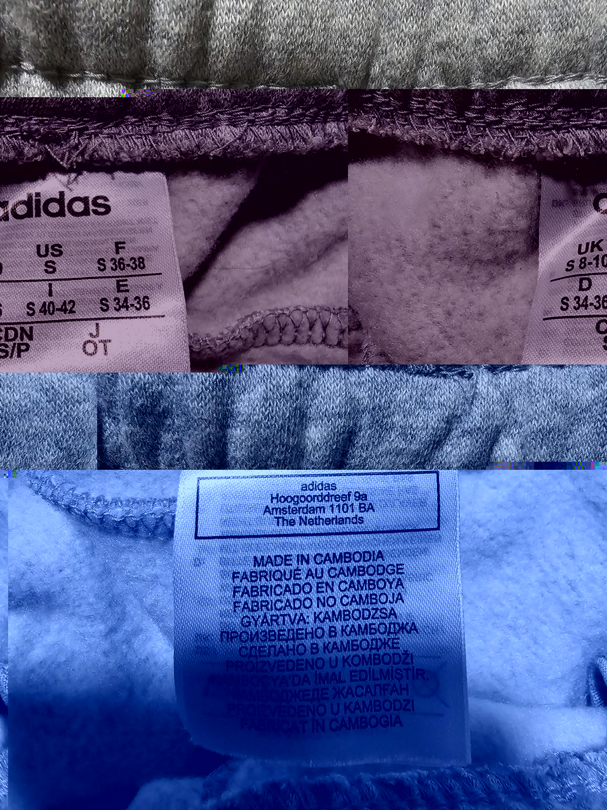 Adidas Womens Small Gray White Stripe Sweatpants Drawstring