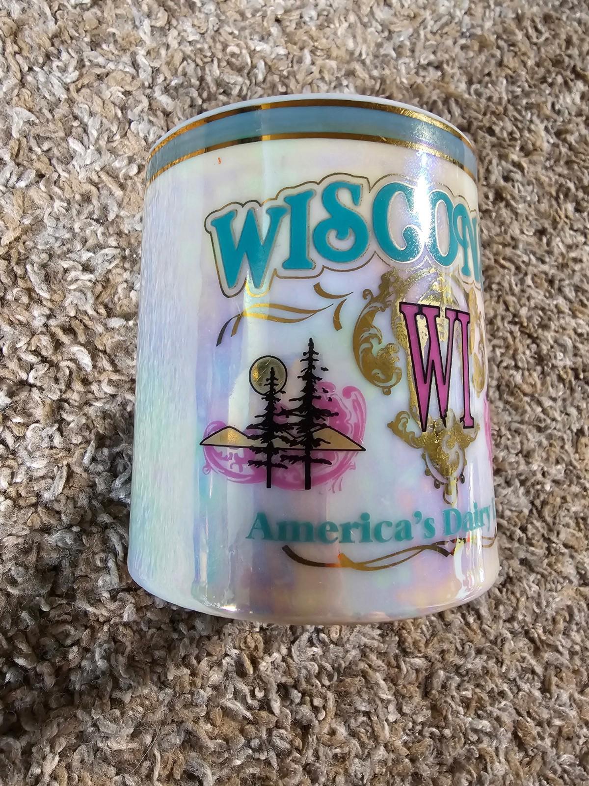 LIPCO Wisconsin America's Dairyland Pearl Coffee Mug