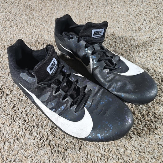 Nike Zoom Rival S Black Indigo Men's Sz 11 Cleats 907564-003