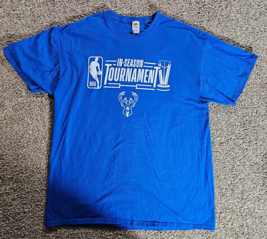 2023 NBA In Season Tournament Shirt Milwaukee Bucks Mens XL