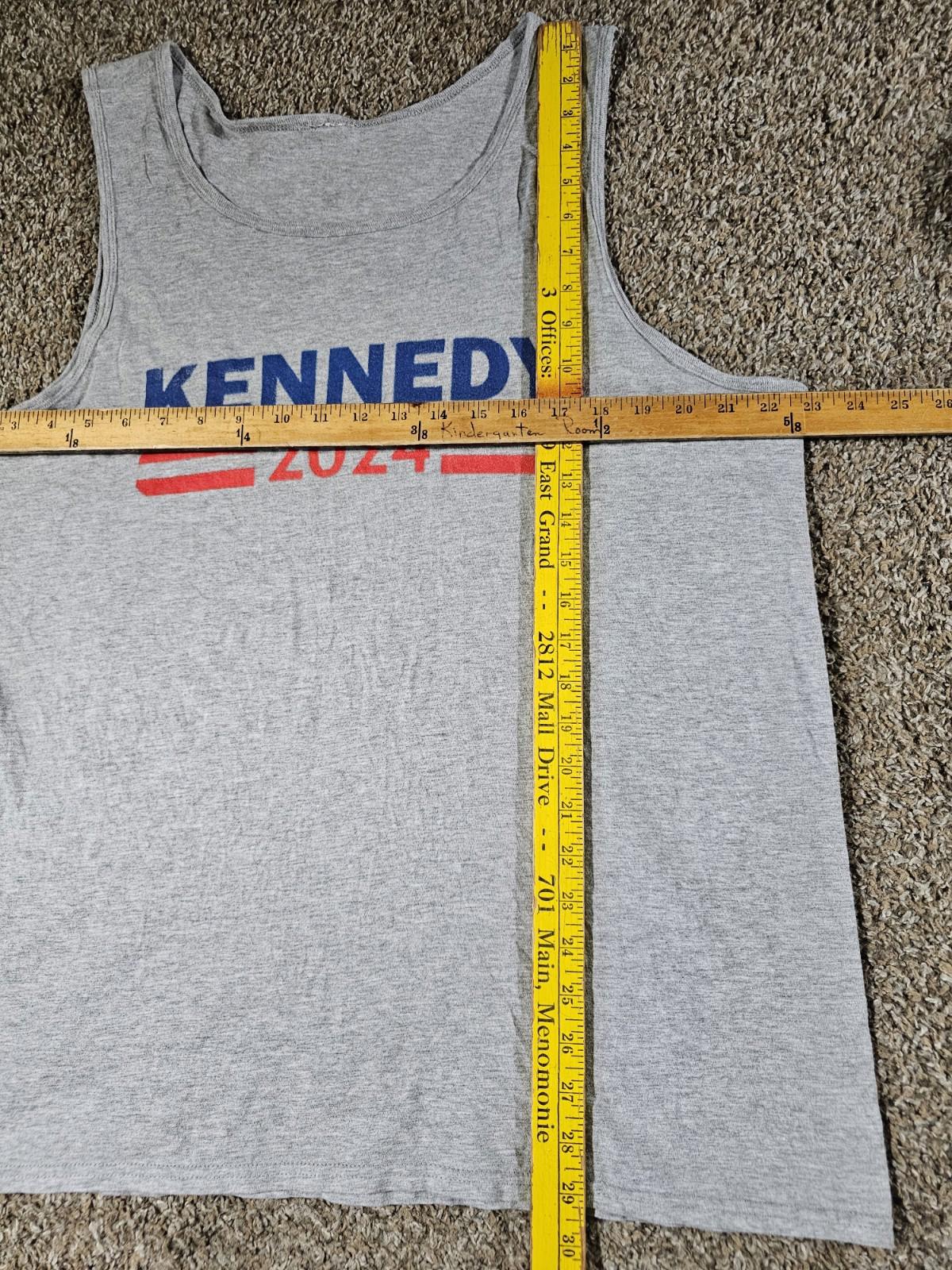 Kennedy 2024 Tanktop Gray Mens SEE MEASUREMENTS (XL?)