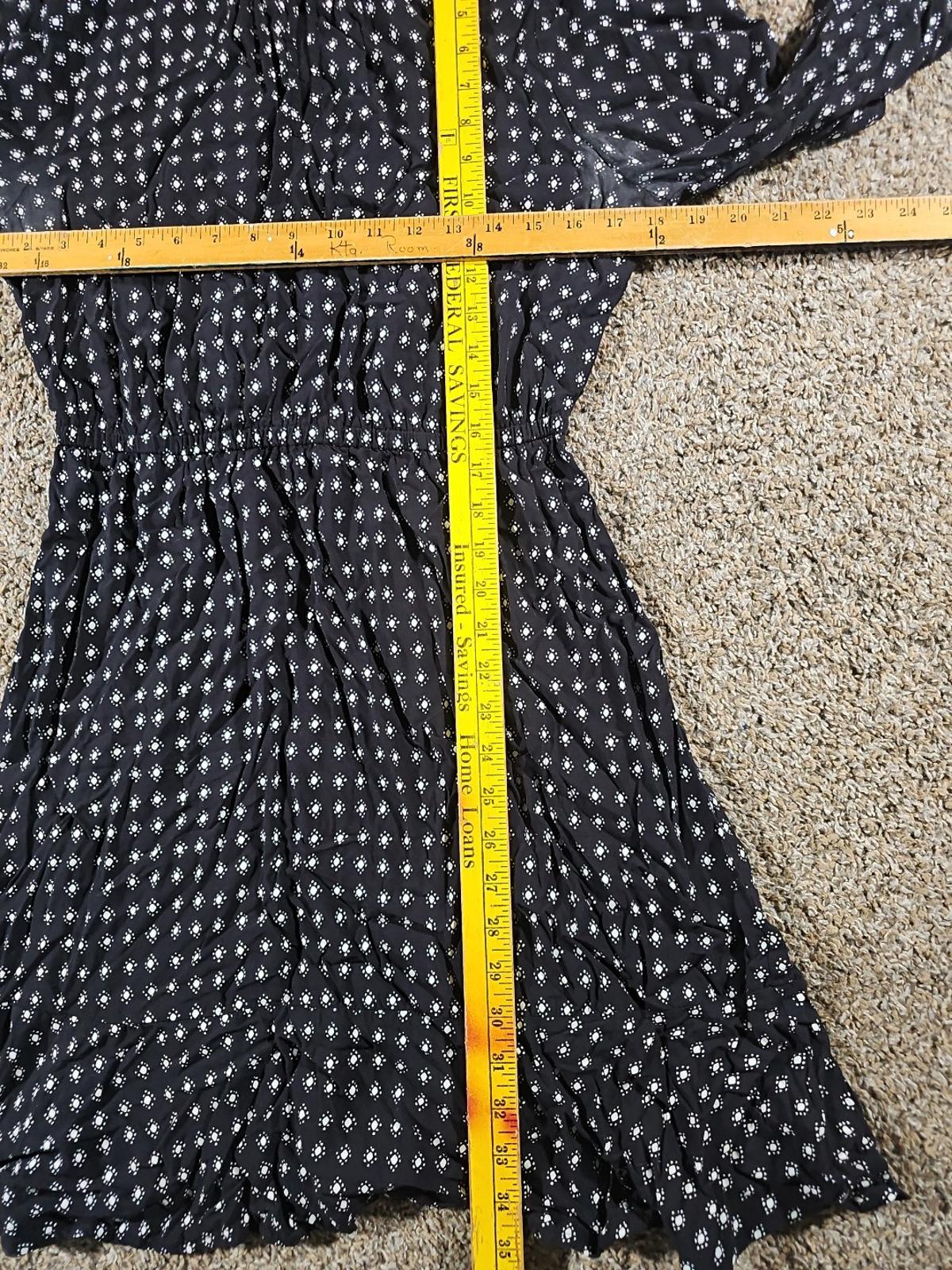 Old Navy Medium LS Black Dress