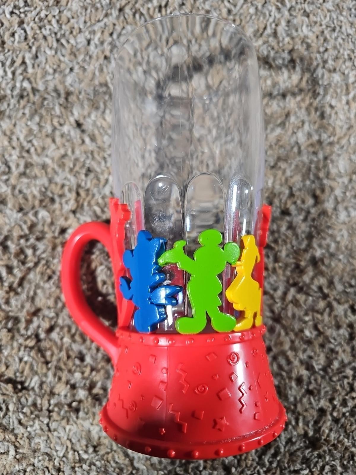 Disney On Ice Souvenir Plastic Cup Mug Colorful Mickey Mouse Friends Light Up