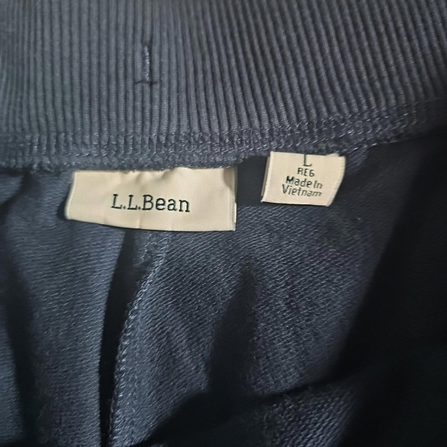LL BEAN Ultrasoft Sweats 6" Navy Blue Shorts