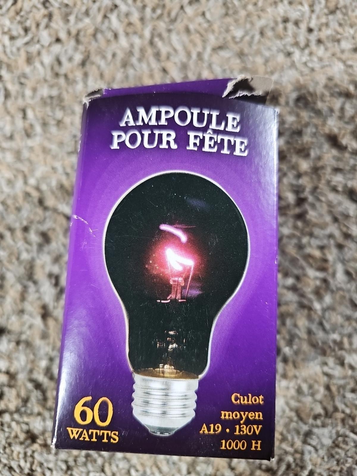 Greenbrier 60 Watts Black Light Party Bulb