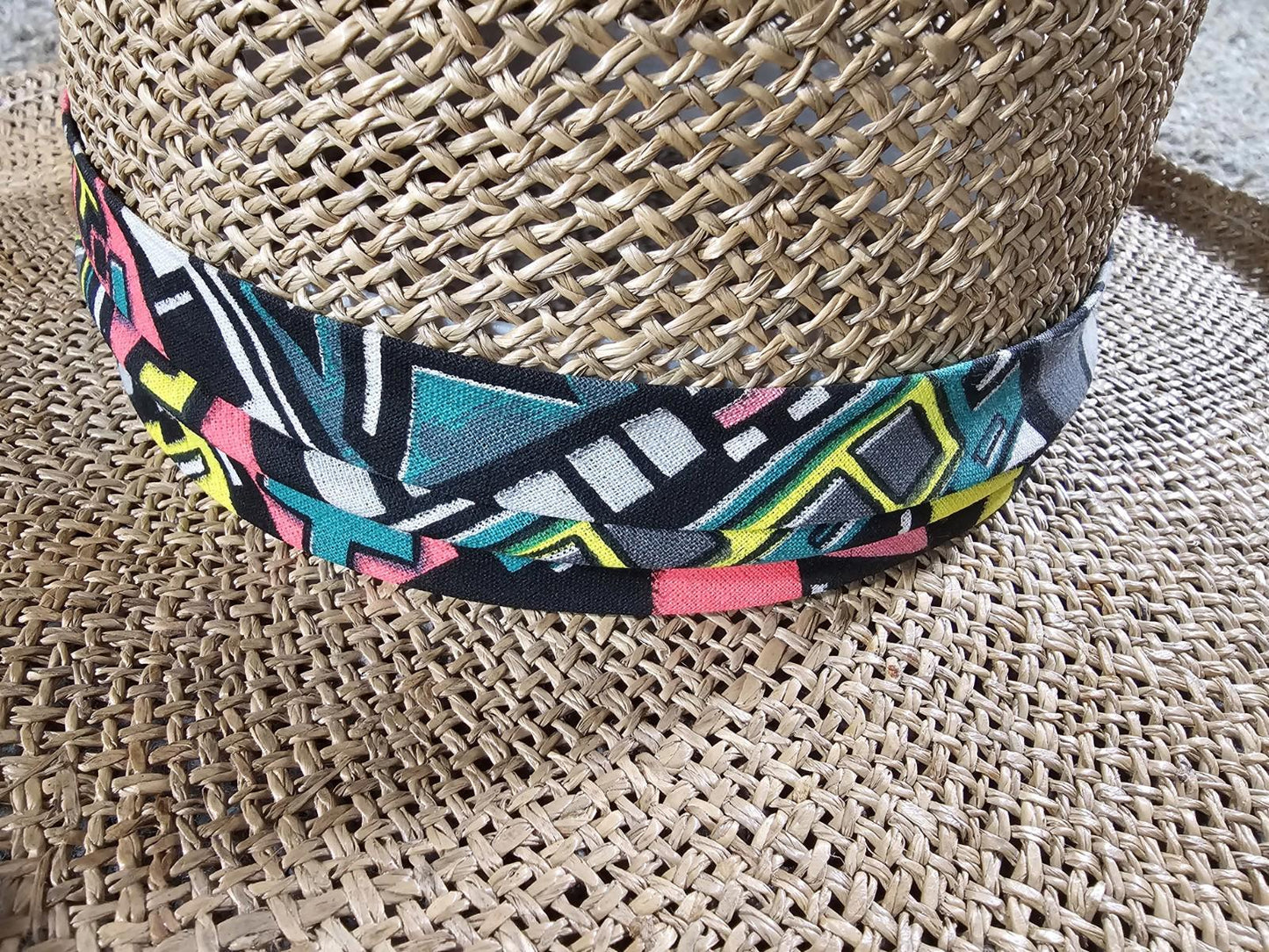 Vintage Eddy Brothers Straw Hat Made In USA S/M