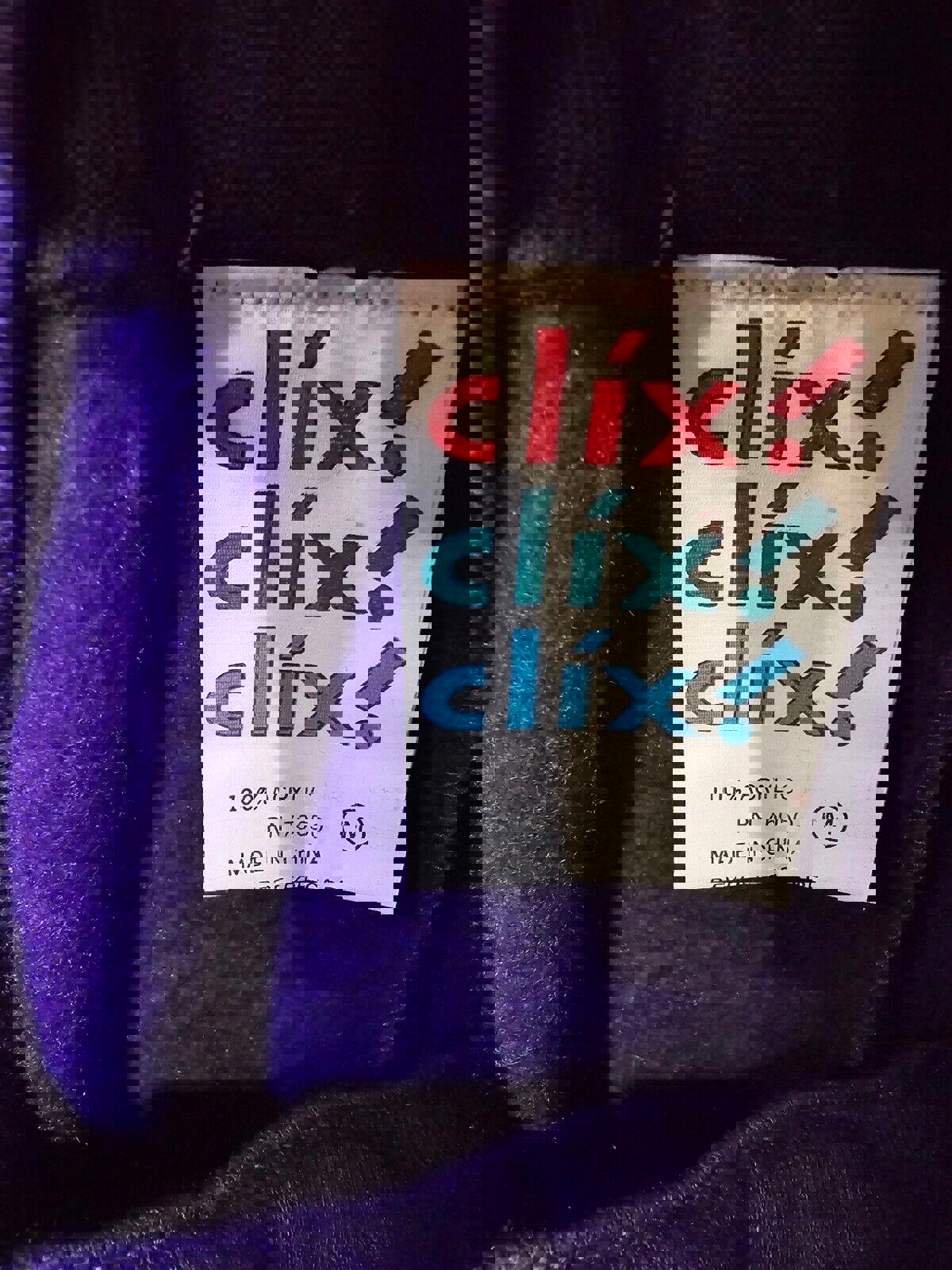 clix! clix! clix! sweatpants Purple Medium