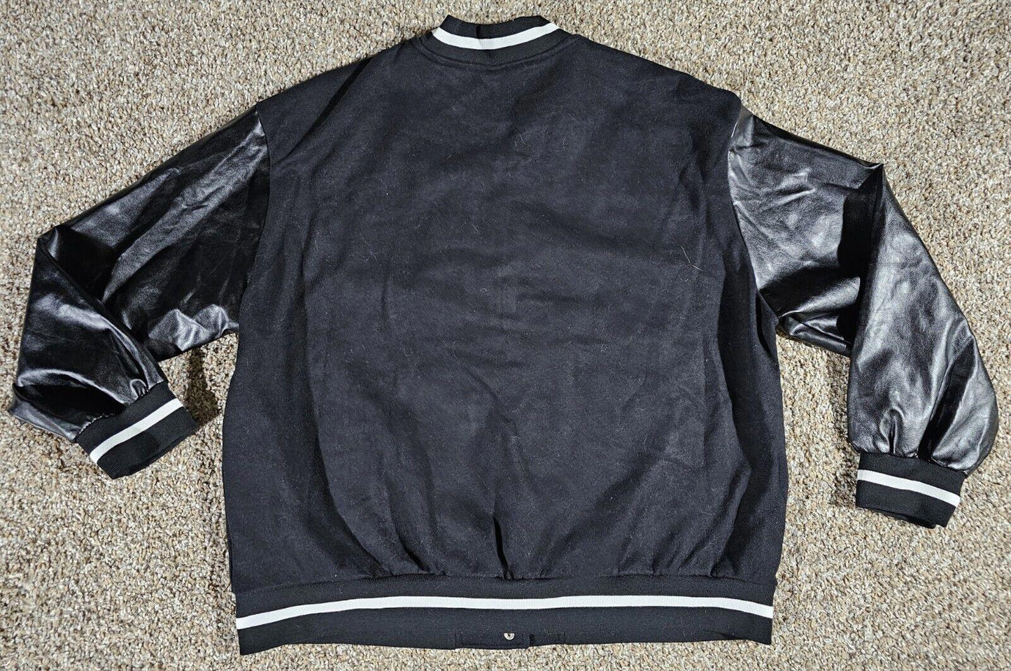 SHEIN fierce intense baseball Retro Varsity jacket Large