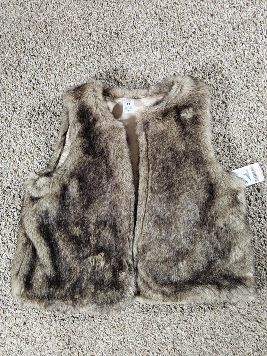 Carter's Kid 12 Faux Fur Vest NWT