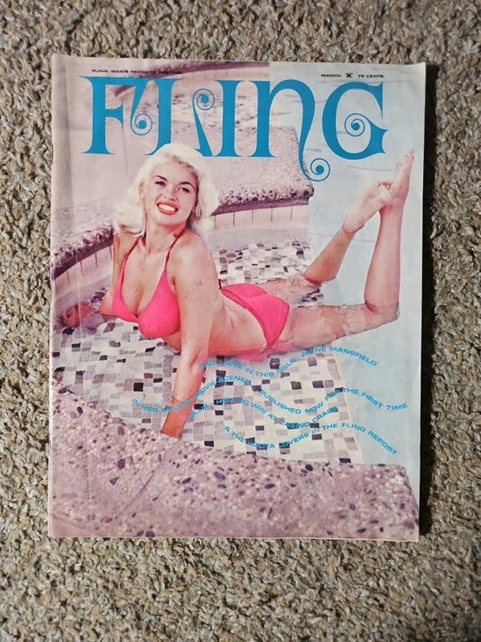 Fling Magazine May 1967 Jayne Mansfield
