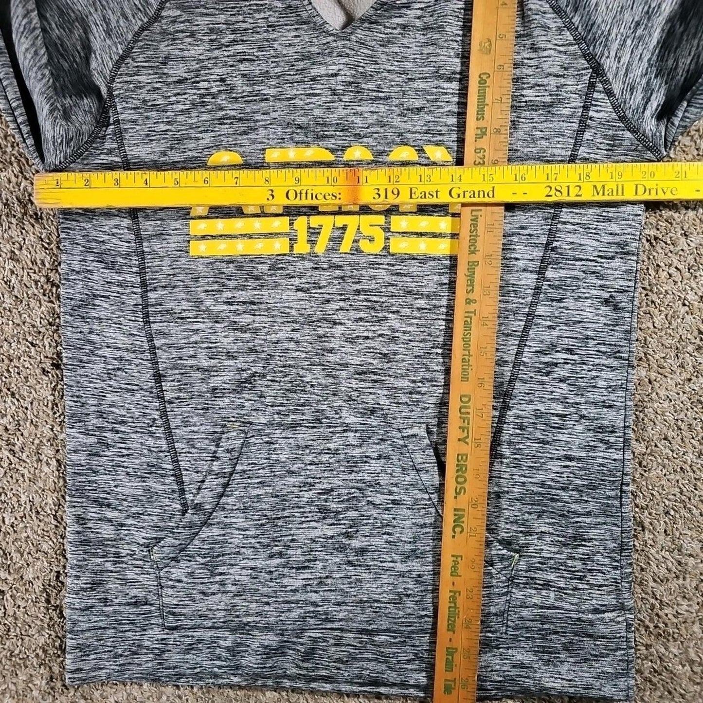 Army Performance Hoodie Womens L Pullover 1775 Star Athletic