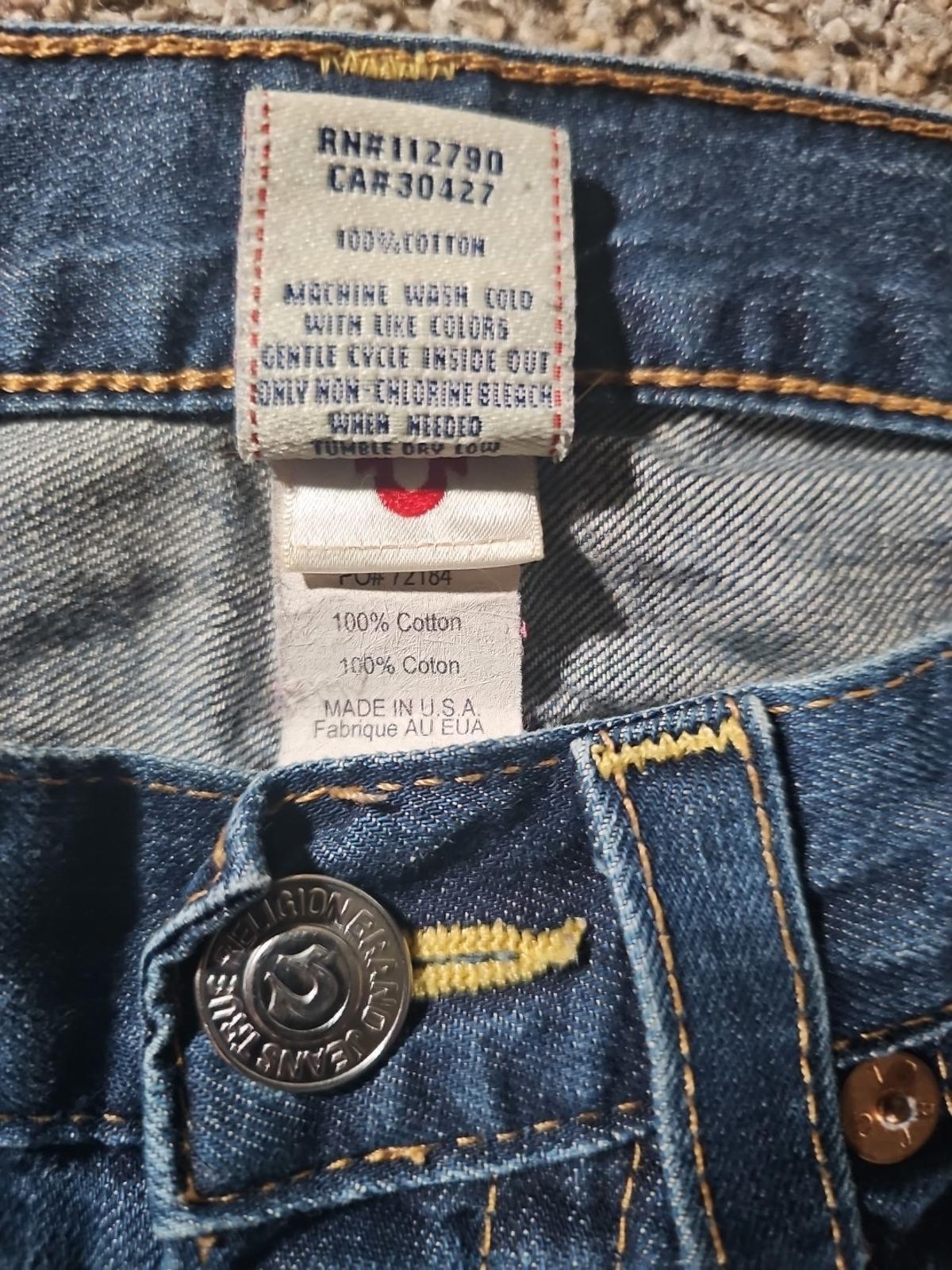 True Religion Jordan Sz 28 Flap Pockets Jeans