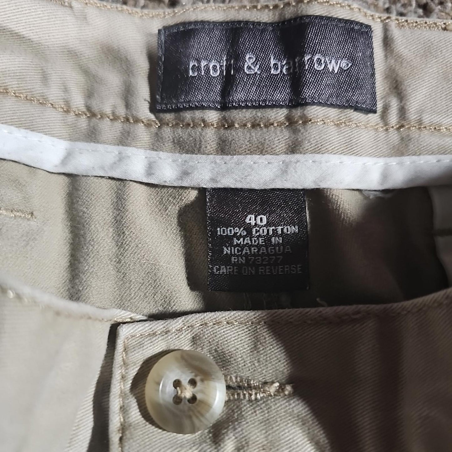 Croft Barrow Sz 40 Cargo Shorts