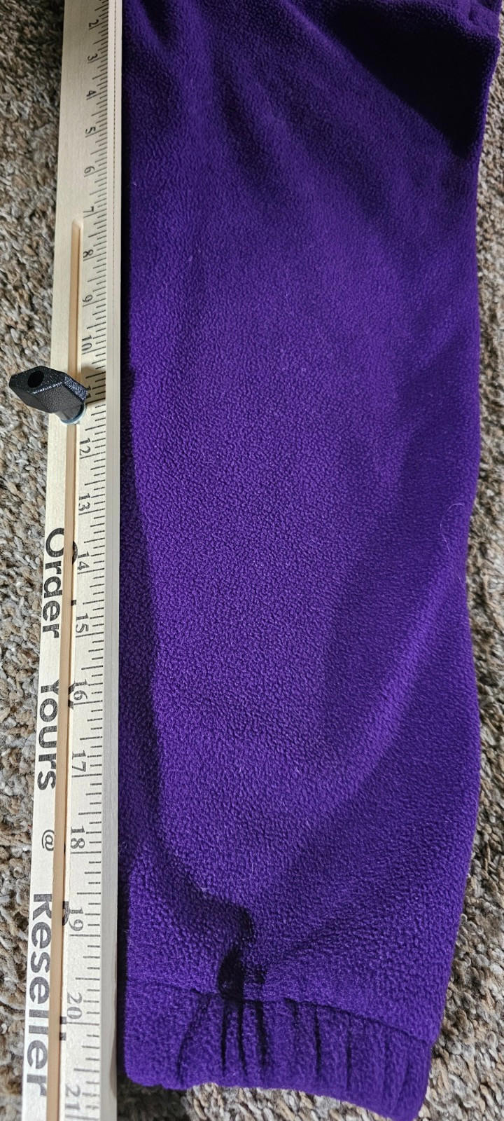 St Matthews Mustangs full zip purple fleece Augusta Large