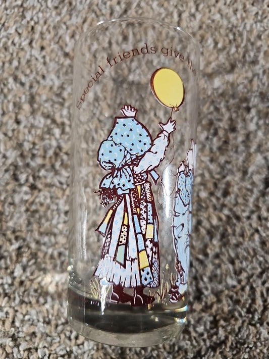 VINTAGE HOLLY HOBBIE “Special Friends” Glass AMERICAN GREETINGS Corp. 1978