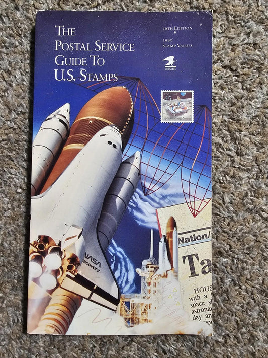 The Postal Service Guide to U.S. Stamps 1990 Stamp Values 16th edition 328 pages