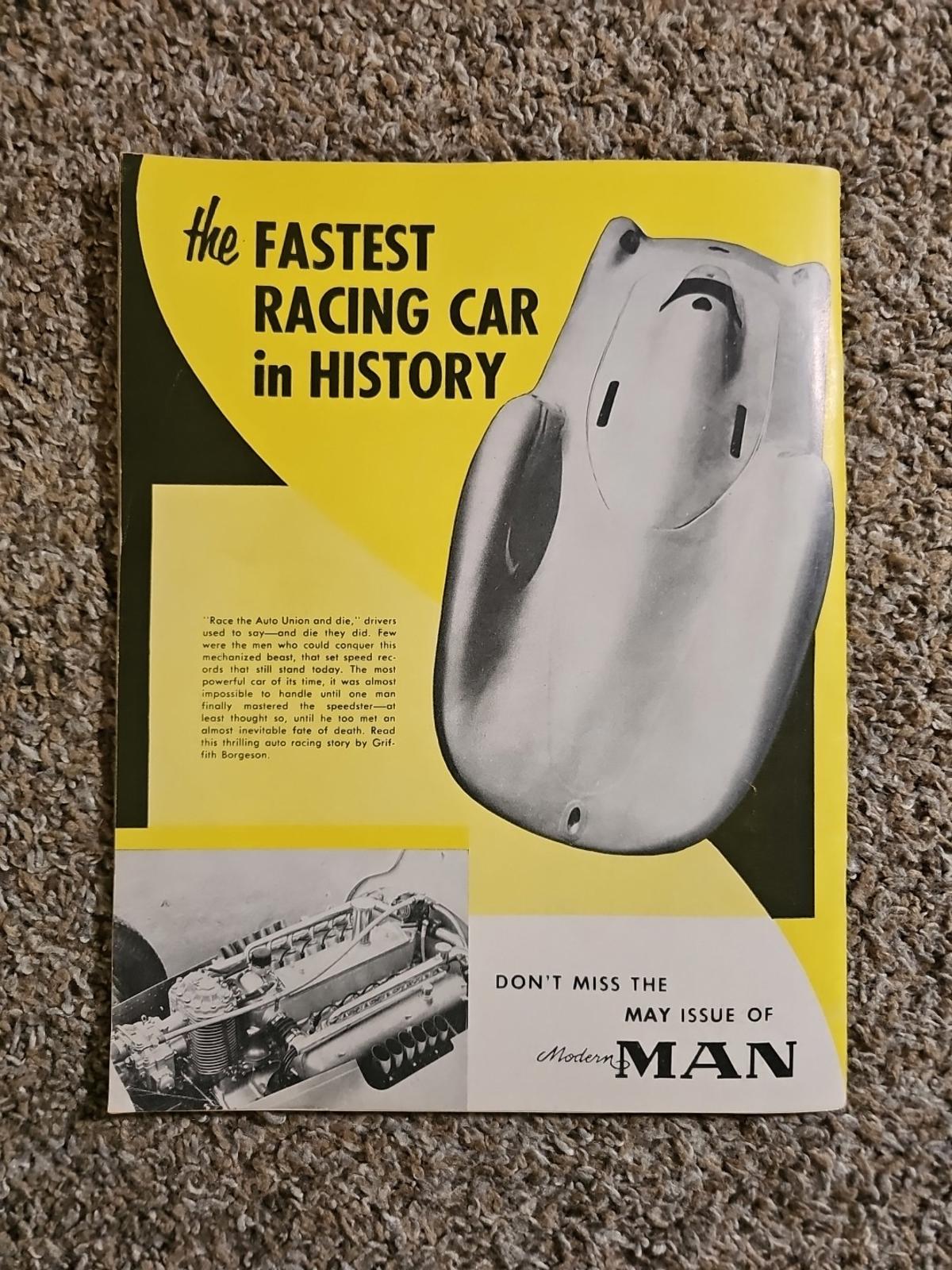 Vintage Modern Man 1956 Jayne Mansfield Picture Magazine