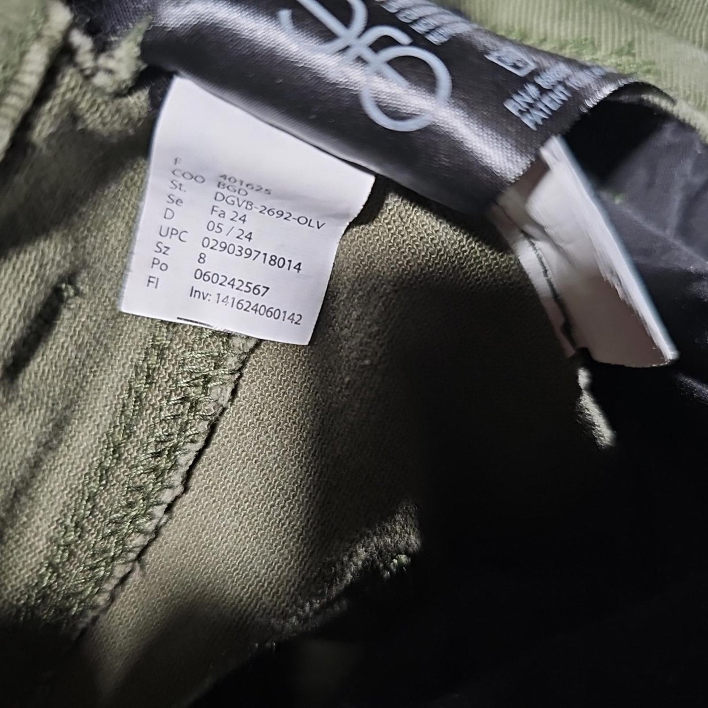 Gloria Vanderbilt Amanda Sz 8 Green Jeans