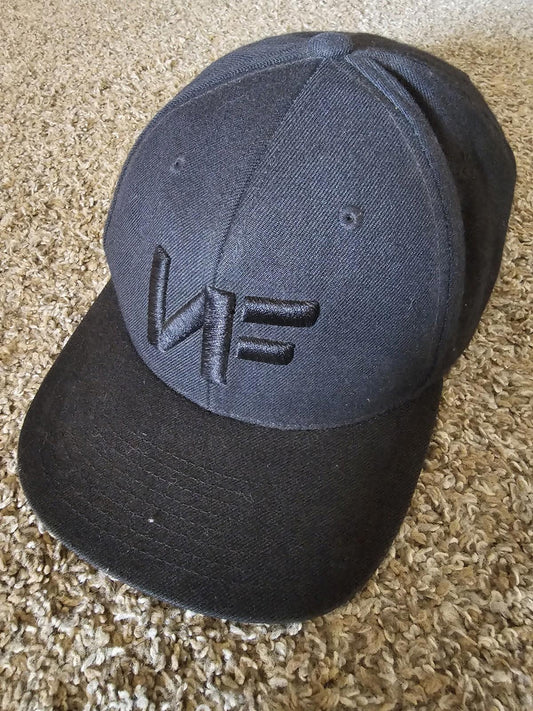 NF Black Snapback Cap Hat The Classics By Yupoong Wool Blend