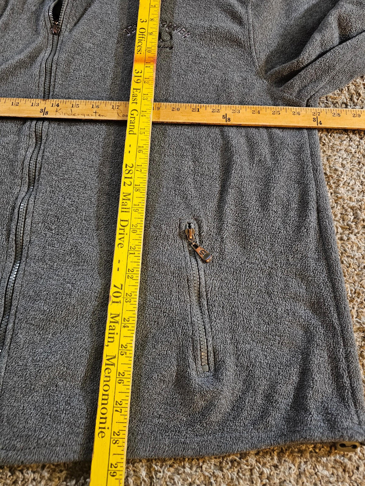 Dimco Apparel Devils Tower Wyoming XL Fullzip Fleece Sweater