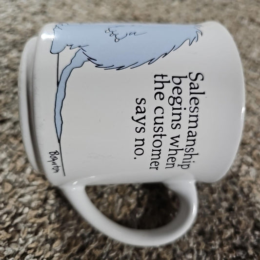 Sandra Boynton Mug Salesmanship Starts When Customer Says No Coffee Mug