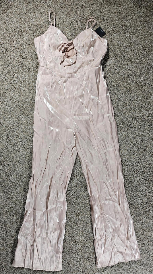 Forever 21 Long Jumpsuit Sand Large NWT