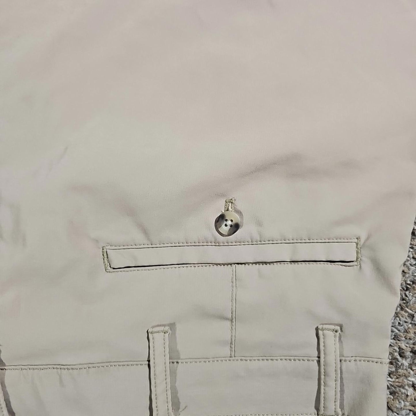 Chaps Sz 38 Stretch Khaki Golf Shorts