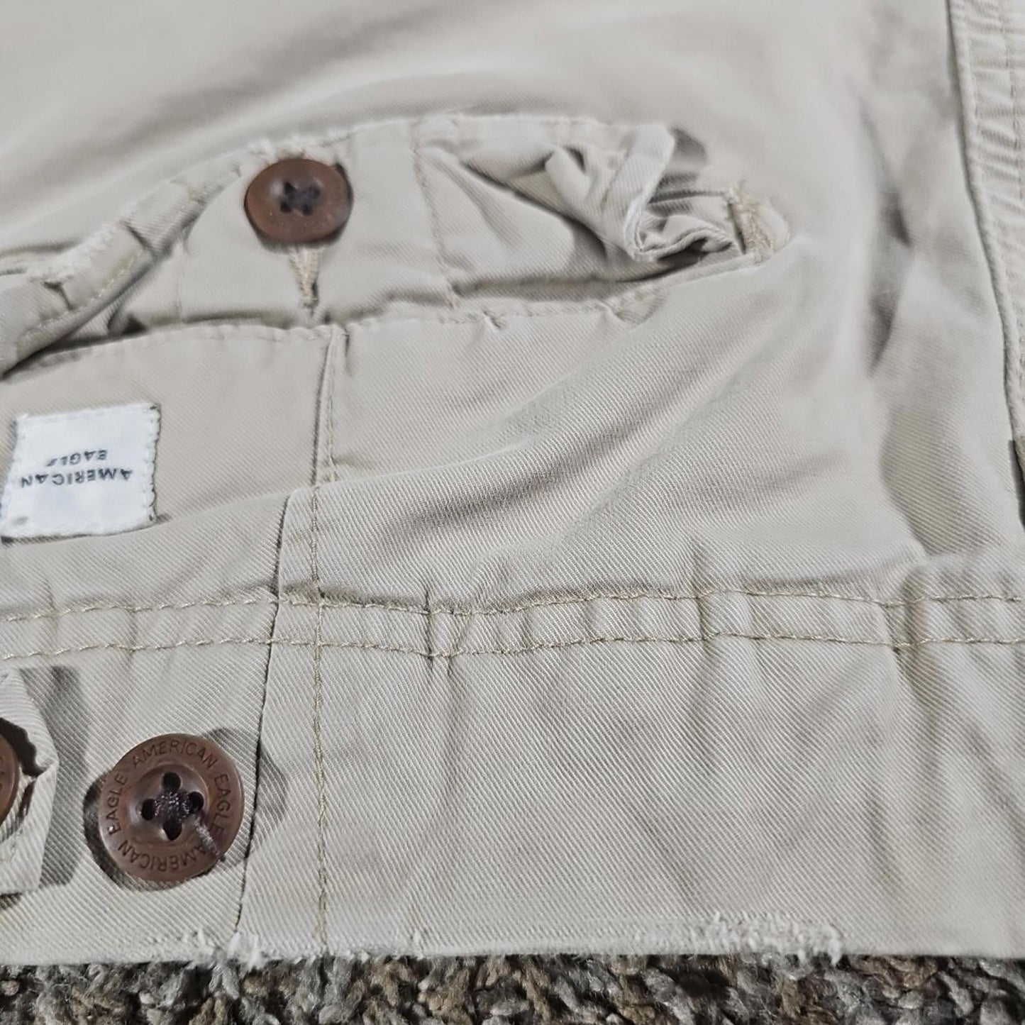 American Eagle Flex Cargo Shorts Sz 28