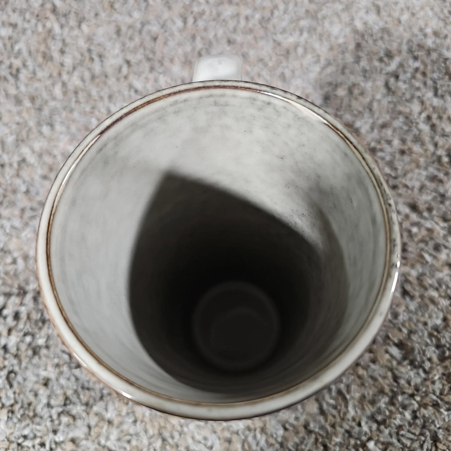 Tall Glazed Ceramic Elephant Coffee Mug