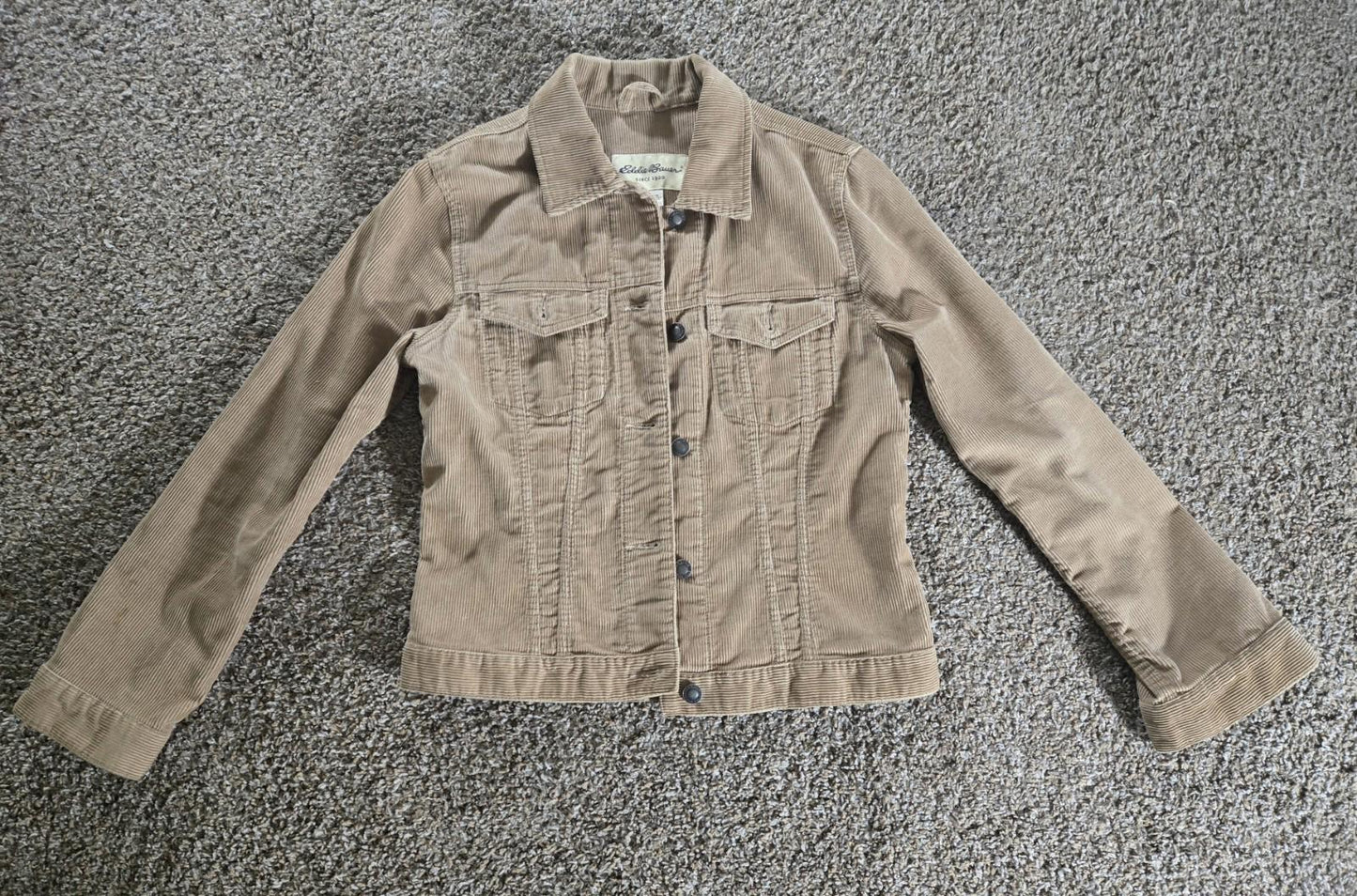 Eddie Bauer Cordoroy XS Jacket With Buttons