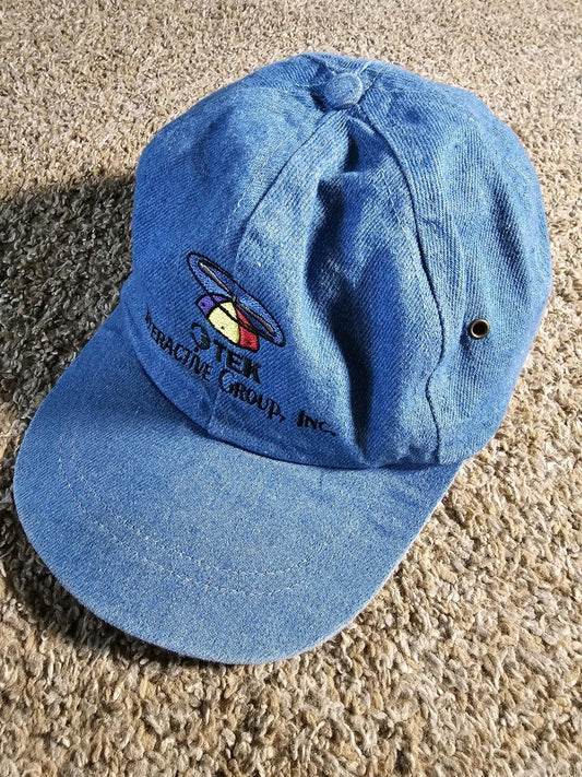 TEK Interactive Group Inc Blue Denim Clasp hat USA Made