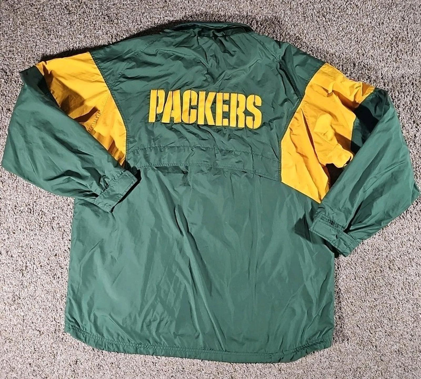 Green Bay Packers Reebok Team Apparel Fullzip XL Windbreaker