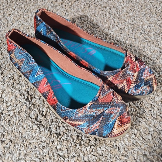 Blowfish Malibu Sz 6 Slip On Loafer Shoes