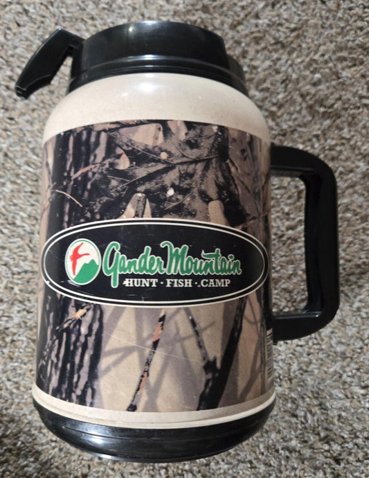 Gander Mountain Whirley Camouflage Insulated Cup Hunt Fish Camp 64 Oz Camo Mug
