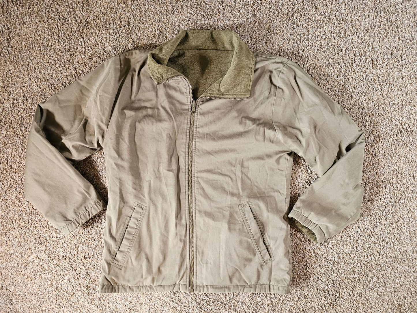 Natural Reflection reversible fleece fullzip jacket Unisex S