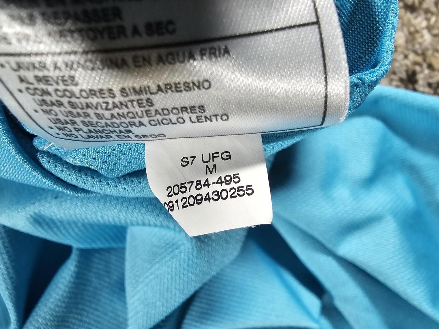 Nike Golf Fitdry Womens MEDIUM Open Polo Teal