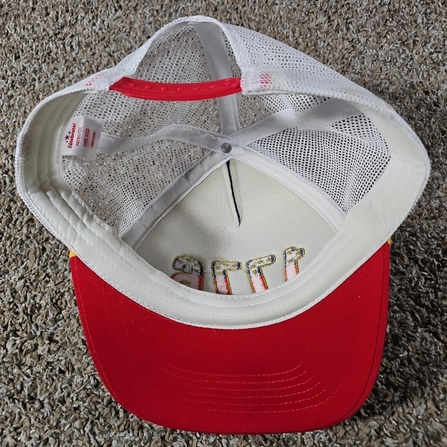 Patriotic 1776 4th Of July Hat Adult SnapBack Trucker Mesh