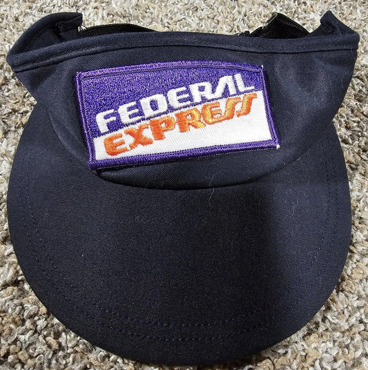 vintage federal express Patch visor hat