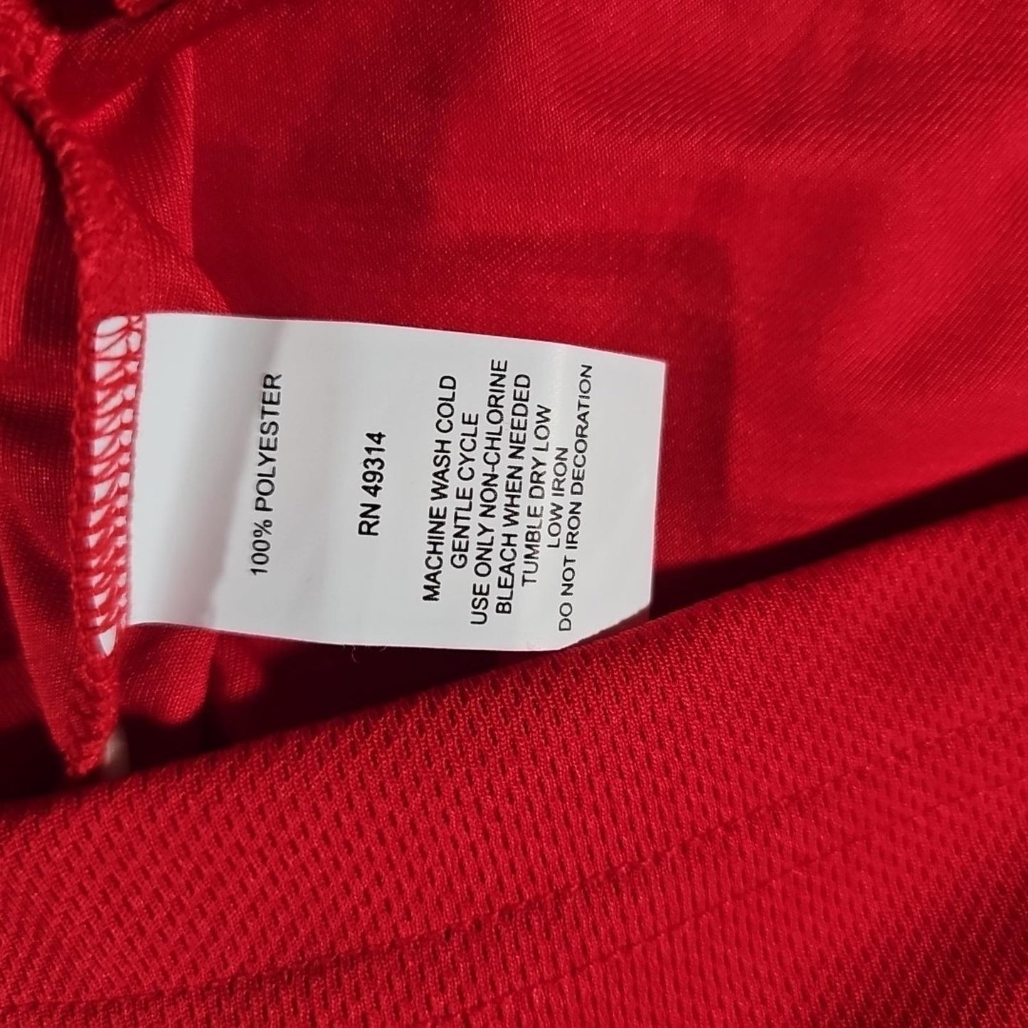 American Classic Sportswear L Long Sleeve WI Badgers Polo