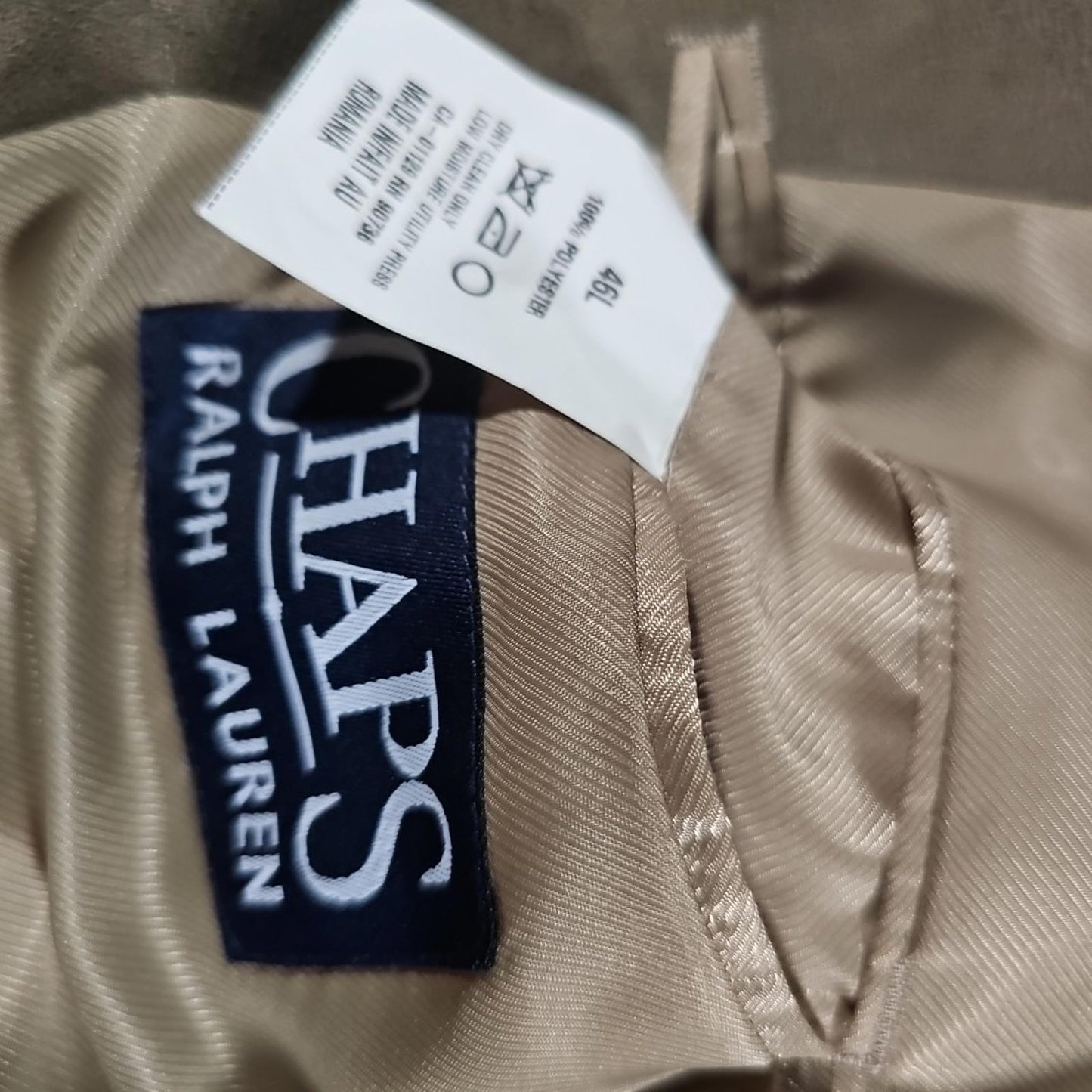Chaps Ralph Lauren 2 Button Soft 46L Blazer