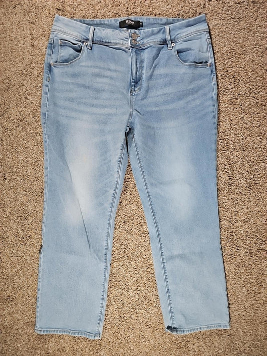 Hudson Los Angeles Sz 16 Blue Jeans Flap Pockets