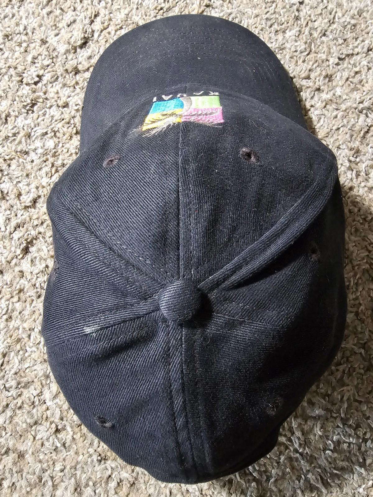 Kauai Palm Tree Color Block Baseball Hat Cap Black Snapback