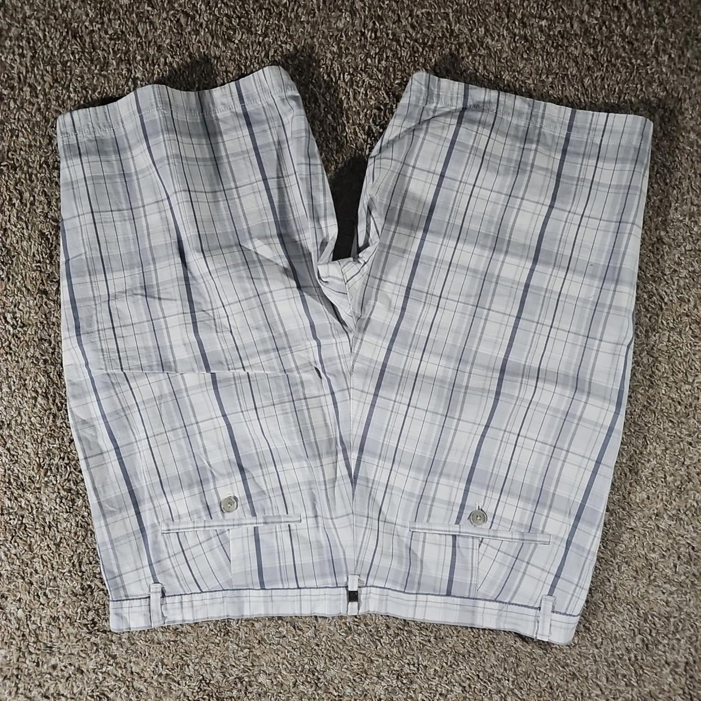 Calvin Klein Sz 36 Windowpane Shorts