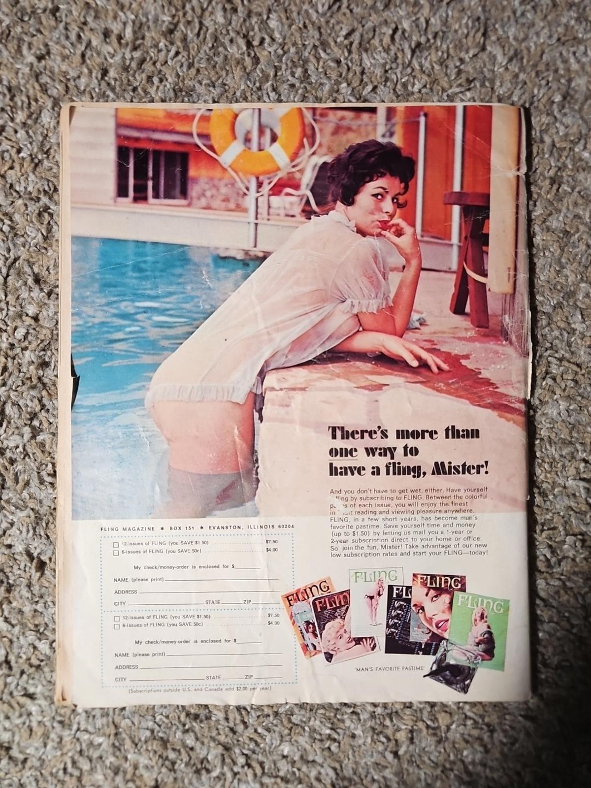 May 1967 FLING Mans Favorite Pastime Magazine