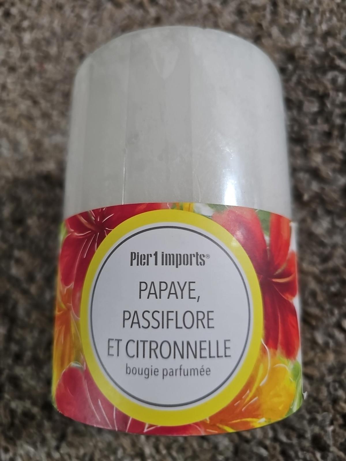 pier 1 imports papaya passion fruit citronella candle