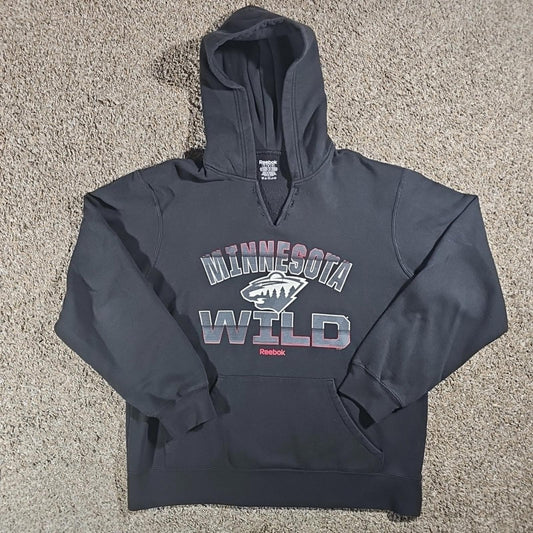 Minnesota Wild Reebok Hockey Hoodie L