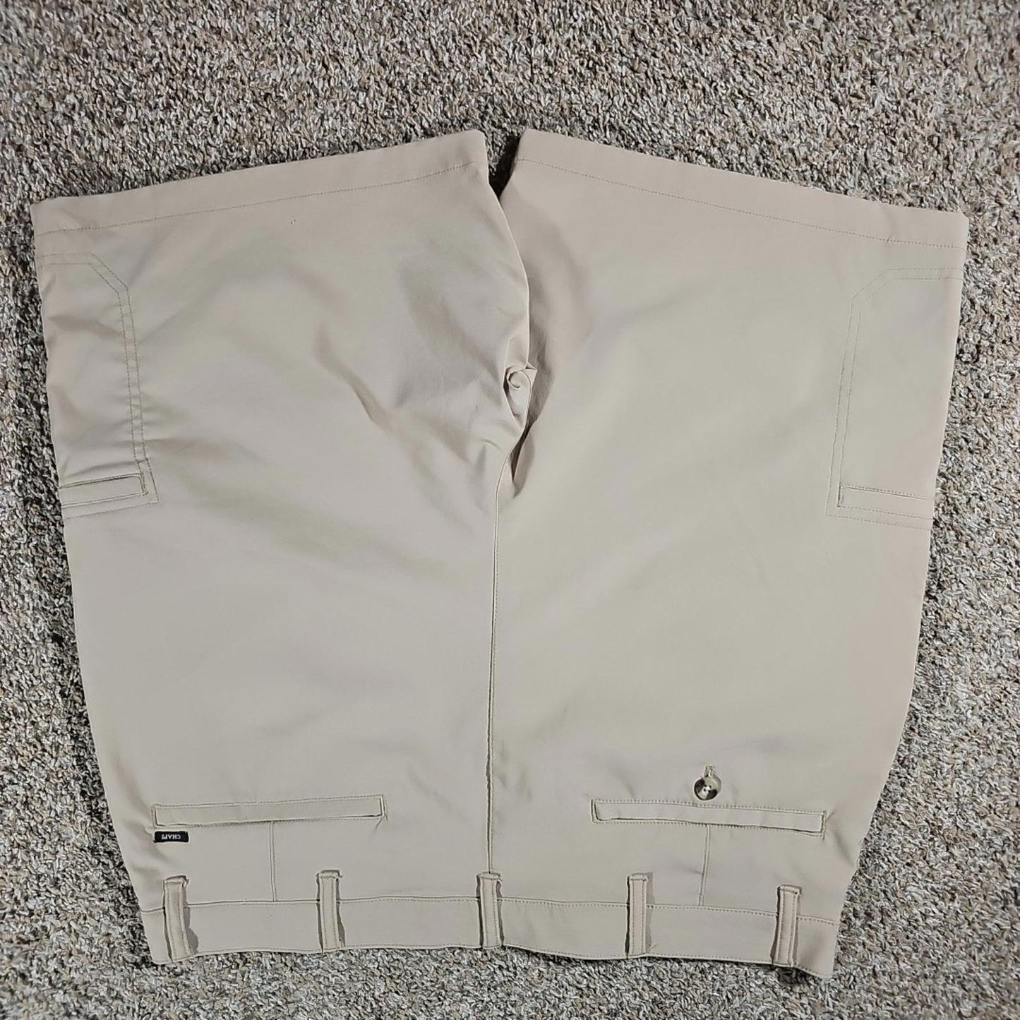 Chaps Sz 38 Stretch Khaki Golf Shorts