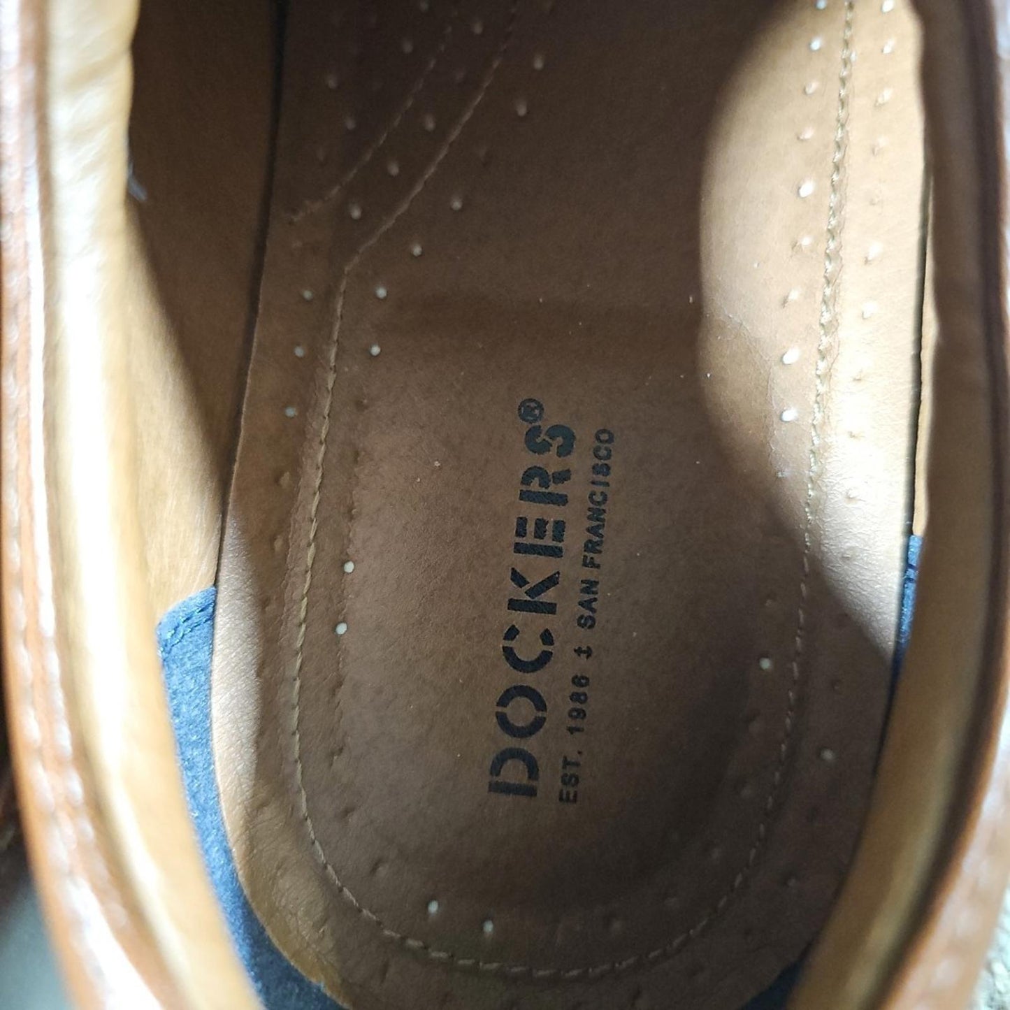 Dockers 90-36896 10M Brown Oxford Dress Shoes
